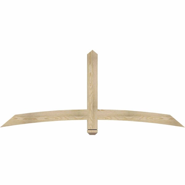Ekena Millwork Bellingham Rough Sawn Timber Gable Bracket, Douglas Fir, 72"W x 30"H x 2"D x 4"F, 10/12 Pitch GBW072X30X0204BEL00RDF - main